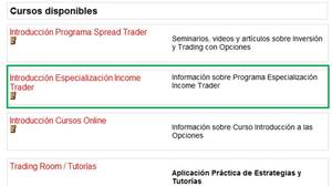 Pre-Lanzamiento Especialización Income Trader