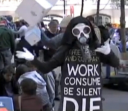 Los mensajes de los indignados de Wall Street