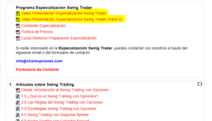Webinar: Swing Trading con Opciones