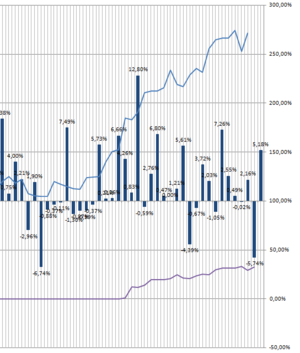 Cartera Modelo por encima de 30 %, parece fácil, pero no lo es!!!