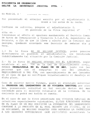 Diligencia de Posesión