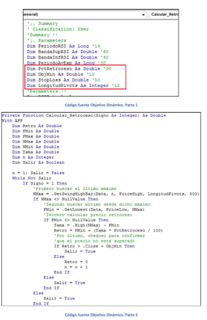Creación de stops dinámicos