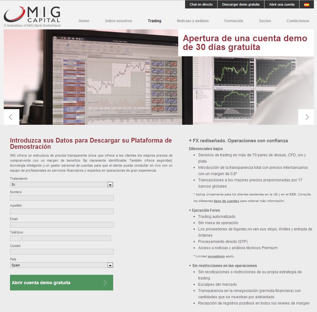 Cuenta demo forex ilimitada