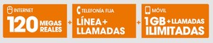 Euskaltel combina Internet+ teléfono fijo + móvil por 42,23 €/mes