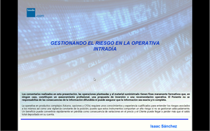 Gestión del riesgo en la operativa intradía con productos apalancados: Webinar