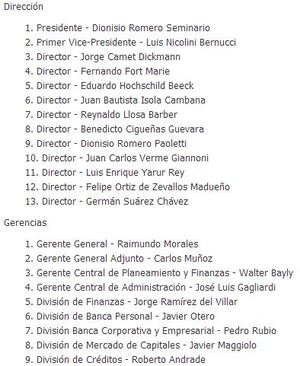 Banco de Crédito del Perú (BCP)