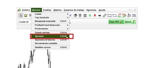 ¿Cómo hacer spreads con futuros usando Prorealtime? 