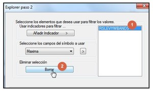 Herramienta Explorer de Visual Chart 5 | Qué es y cómo configurarla