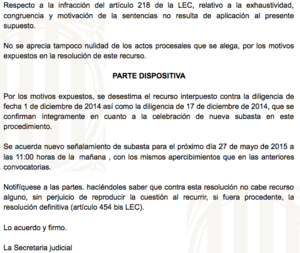 Esto también podría pasarte a ti en la subasta de tu casa