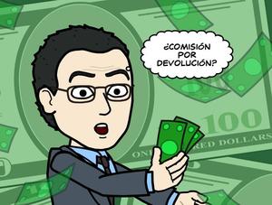 Comisiones por devolución de efectos impagados