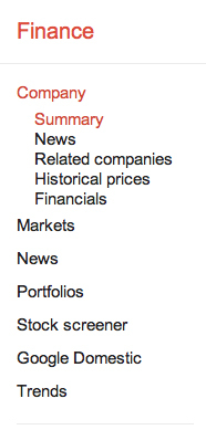 Manual Dummie de Google Finance 1