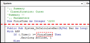Diseño de estrategias: control cierre fin de sesión (I)