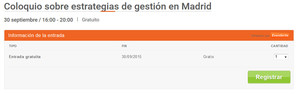 Charla Presencial en Madrid