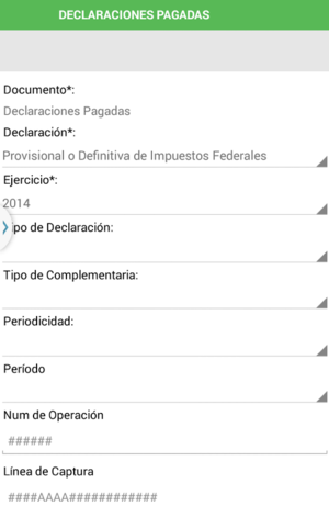 Declaración Anual para Asalariados: SAT Móvil