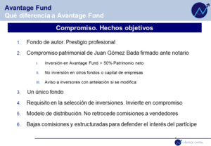 Avantage Fund en 2015. Un buen año Avantage Fund en 2015. Un buen año