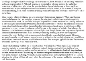No Tener Razón y Ganar Dinero: Seth Klarman y la Indexación