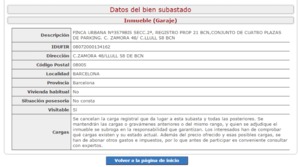 Rara avis en las subastas judiciales