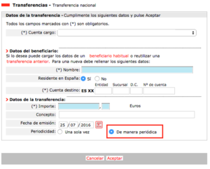 Transferencias periódicas o automáticas: qué son y cómo programarlas