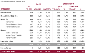 Montaña rusa en el mercado de fondos: Informe Julio 2016