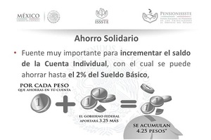 ¿Qué es el ahorro solidario? Ley del ISSSTE