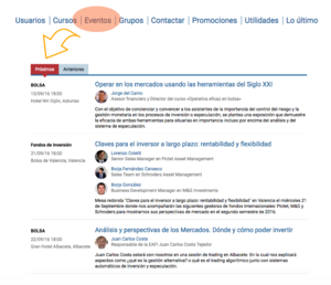 ¿Quieres asistir a los eventos de Rankia?