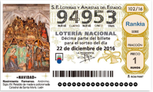 Rankia te regala una participación de su número de la Lotería de Navidad: 94953