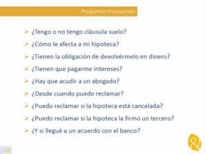 Todo lo que debes saber sobre la cláusula suelo: Resumen del Webinar