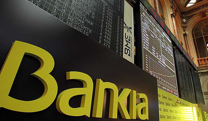 Cotización de Bankia tras el contrasplit
