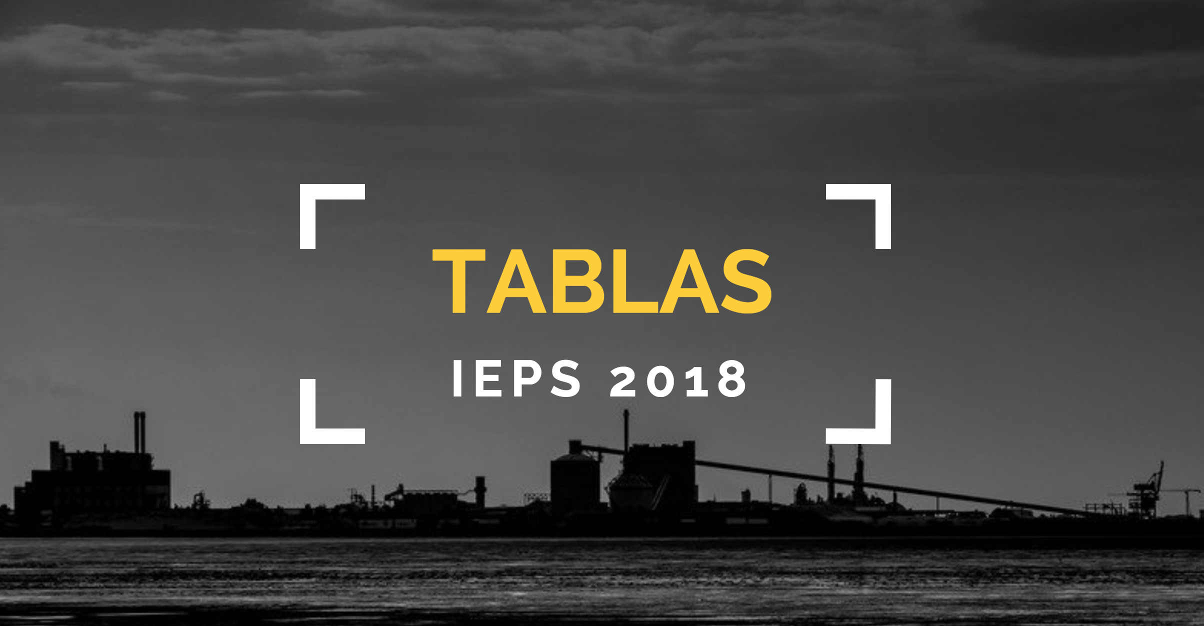 Tablas IEPS 2018