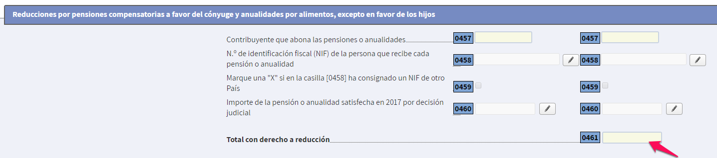 reducción pensión compensatoria