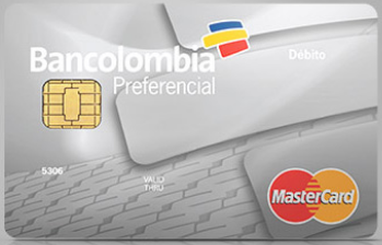 Tarjeta Débito Mastercard Preferencial de Bancolombia