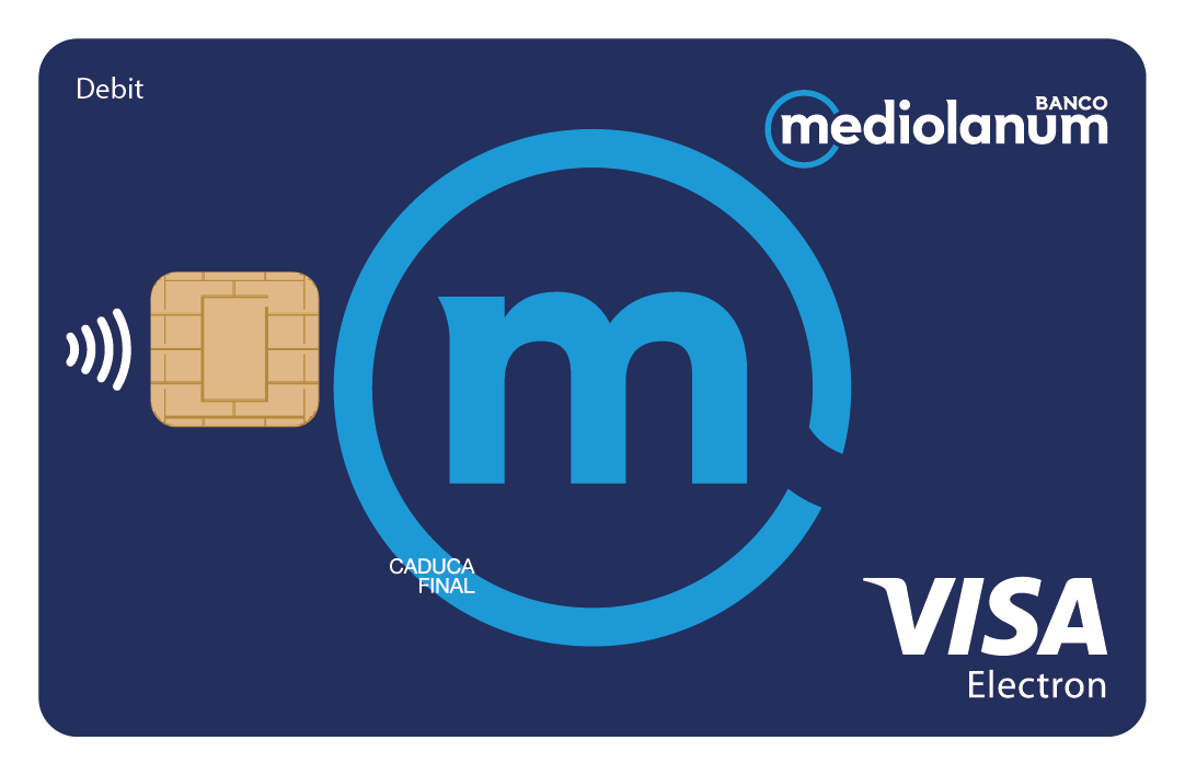 Tarjeta Visa Electrón de Banco Mediolanum