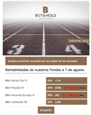 Informe Buy&Hold Julio 2018