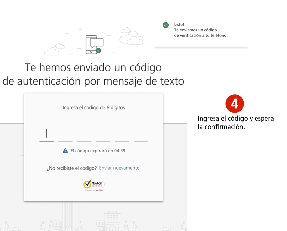 Registrarte en Colpatria Banca Virtual - Paso 4