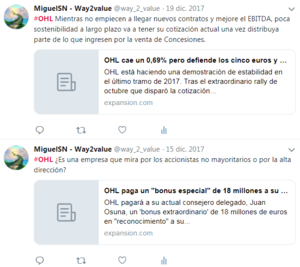 Los problemas de OHL