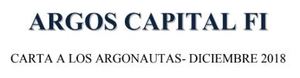 "Una etapa termina". Carta a los argonautas diciembre 2018