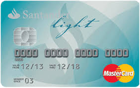 Tarjeta de crédito Santander Light