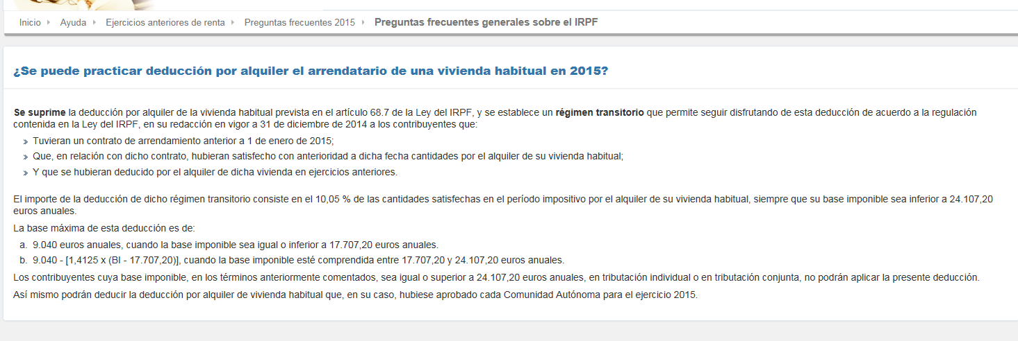 pregunta frecuente 2015