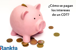 ¿Cómo se pagan los intereses de un CDT?