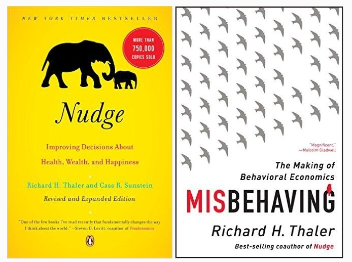 libros recomendados value school economía del comportamiento: Nudge y Misbehaving