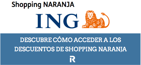 Shopping Naranja, los descuentos de la cuenta ING