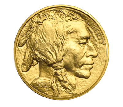 Anverso de la moneda de oro Maple Leaf canadiense