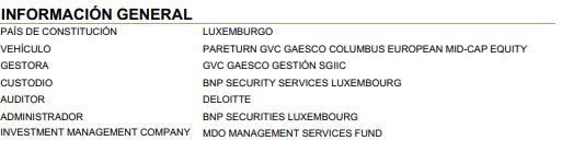 Columbus: Informe Marzo