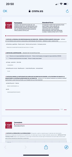 El paréntesis (Santander Crest)