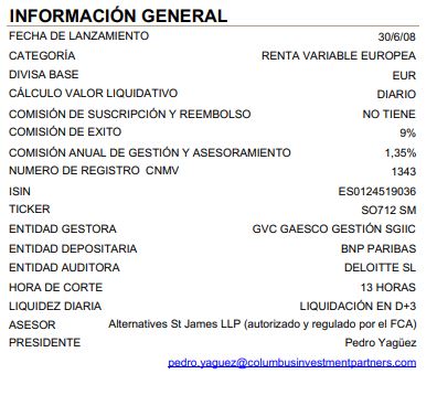 Columbus Informe Abril