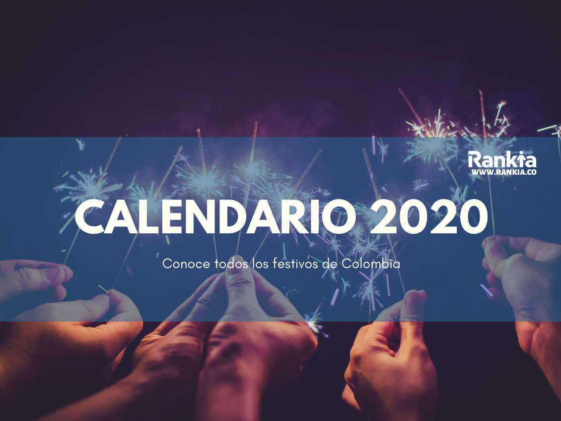 Calendario laboral Colombia: días festivos 2020