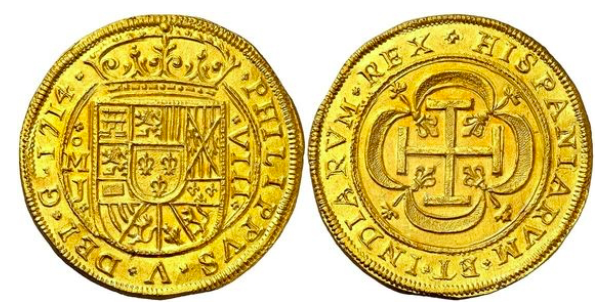 Imagen monedas escudo galano de México Value School