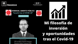 👨🏽‍🏫Mi filosofía de inversión y oportunidades en BOLSA📈 tras el Covid 19