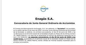 Así no Enagás, así no