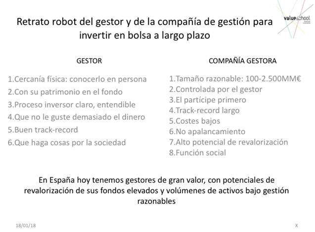 Principales factores a evaluar en la gestión activa